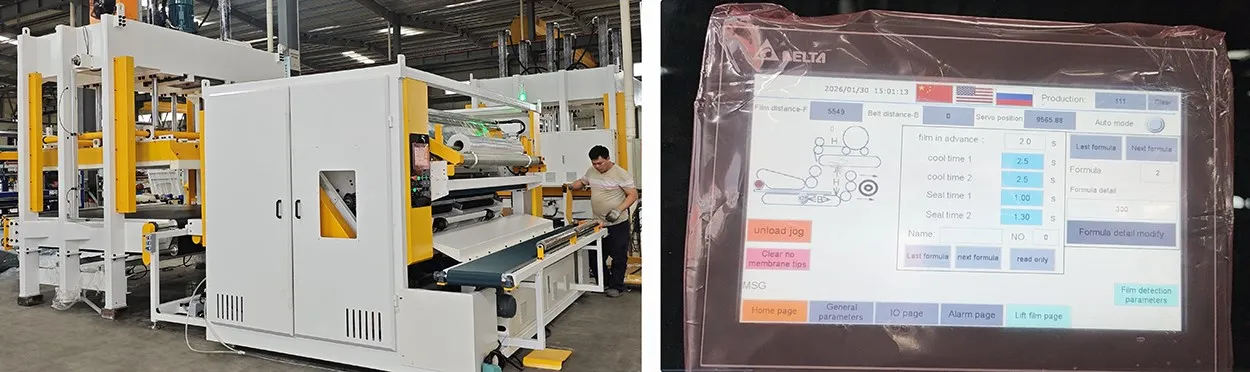mattress roll packaging machine mattress roll packaging machine